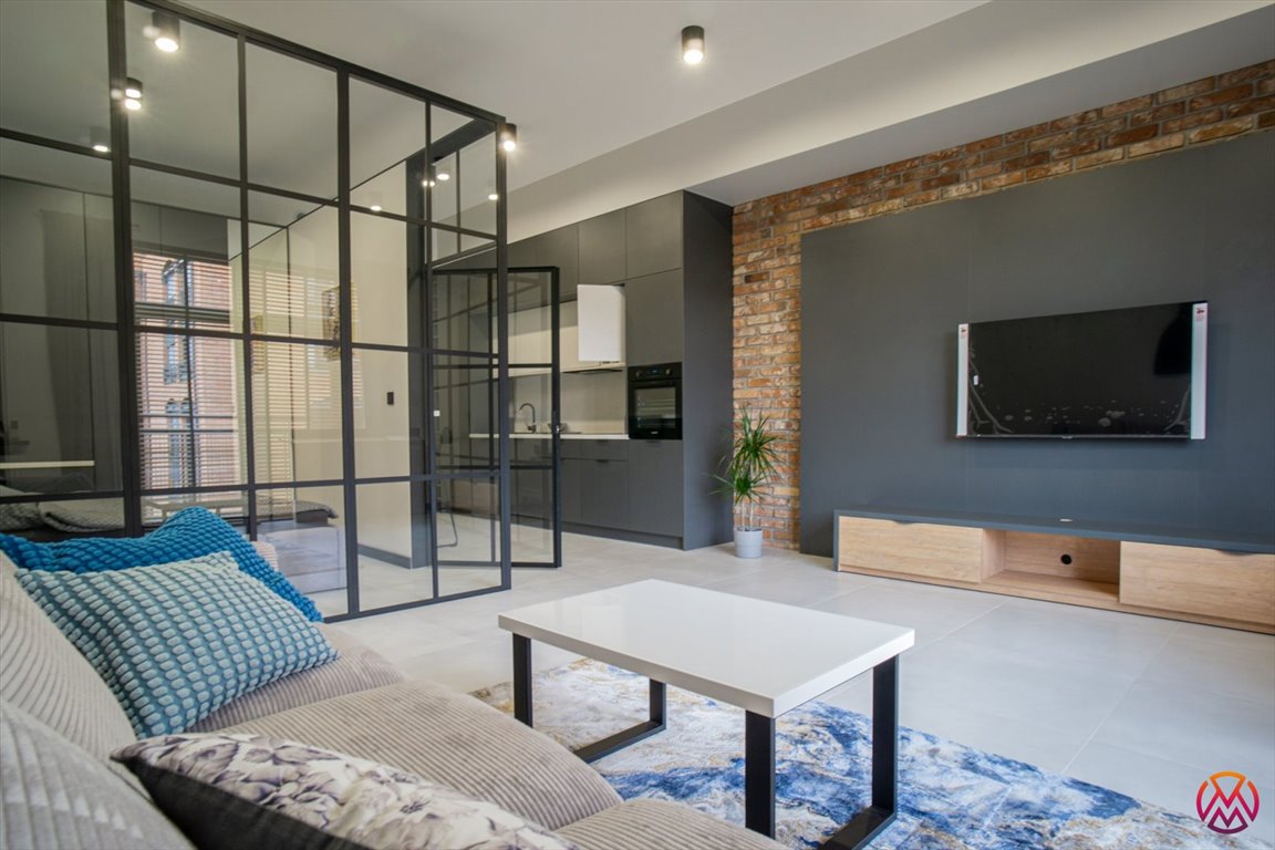 Nowoczesny loft 2 pok. z klimatyzacją, garażem i widokiem Łódź, Śródmieście, Śródmieście, Tymienieckiego  57m2 Foto 1