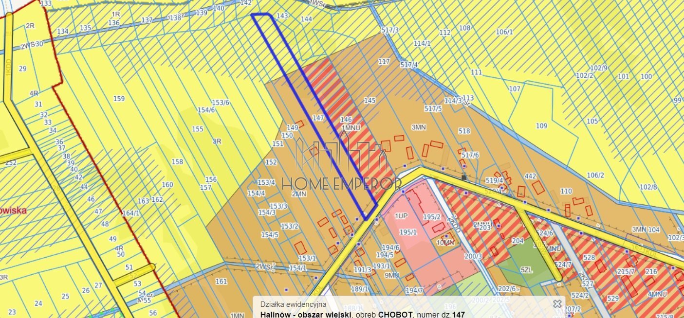 Działka budowlana na sprzedaż Chobot  5 900m2 Foto 1