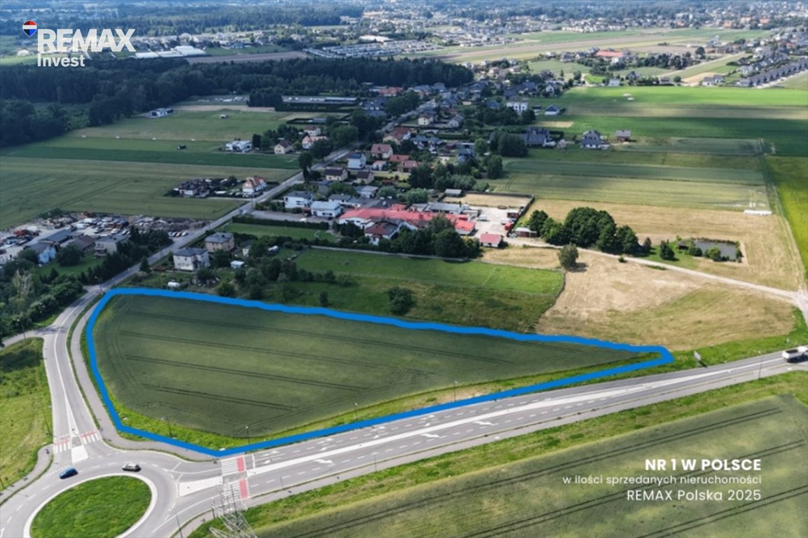 Polecam działkę usługową 11 796 m² przy rondzie w Żorach Żory, Zachód, Aleja Armii Krajowej  11 796m2 Foto 1