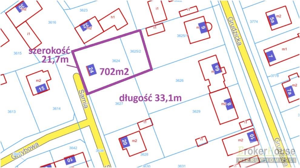 Działka budowlana na sprzedaż Opole  702m2 Foto 2