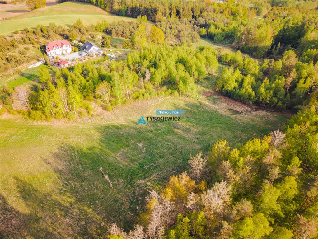 Działka w Kaszubach z warunkami zabudowy i blisko jeziora Borzestowo, Stary Dwór  917m2 Foto 1