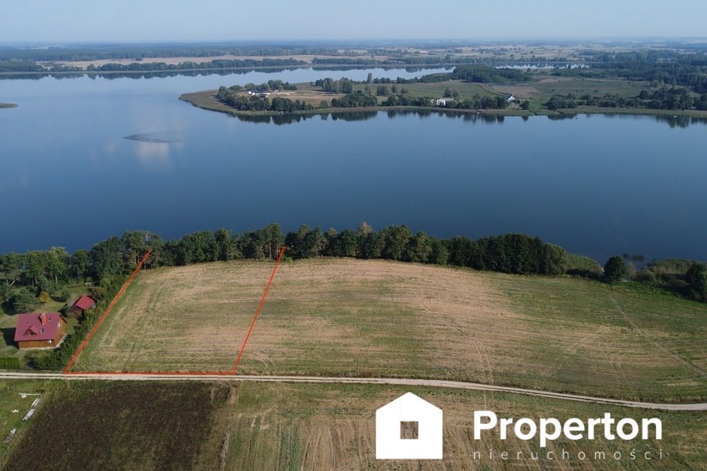 Działka nad jeziorem z projektem domu i linią brzegową Rajgród, Opartowo  3 459m2 Foto 1