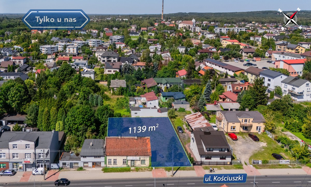 Działka przemysłowo-handlowa na sprzedaż Myszków, Kościuszki  1 139m2 Foto 4