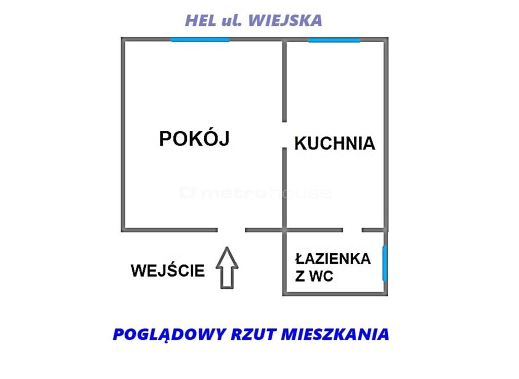 Mieszkanie dwupokojowe na sprzedaż Hel, Wiejska  37m2 Foto 16