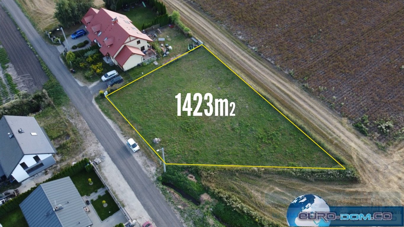 Na sprzedaż działka 1423 m² w Czerlejnku - spokojna okolica Czerlejnko, Wierzbowa  1 423m2 Foto 1