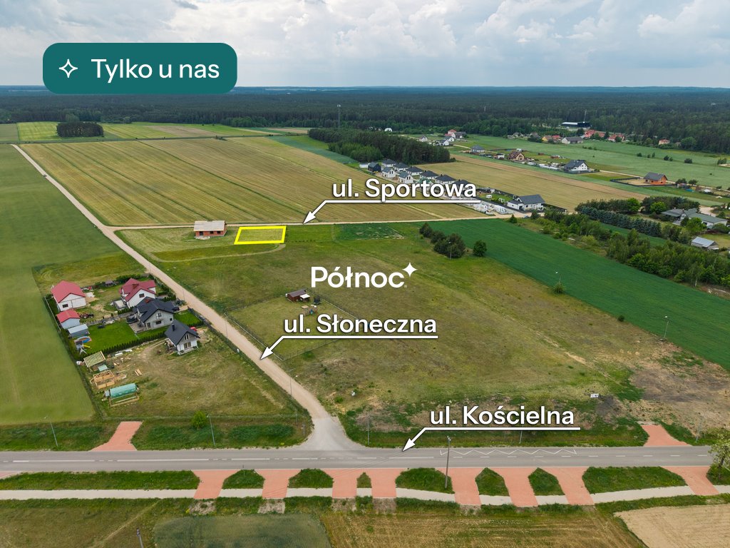Działka budowlana 1000 m² z warunkami zabudowy, media w drodze Modzele-Skudosze  1 000m2 Foto 1