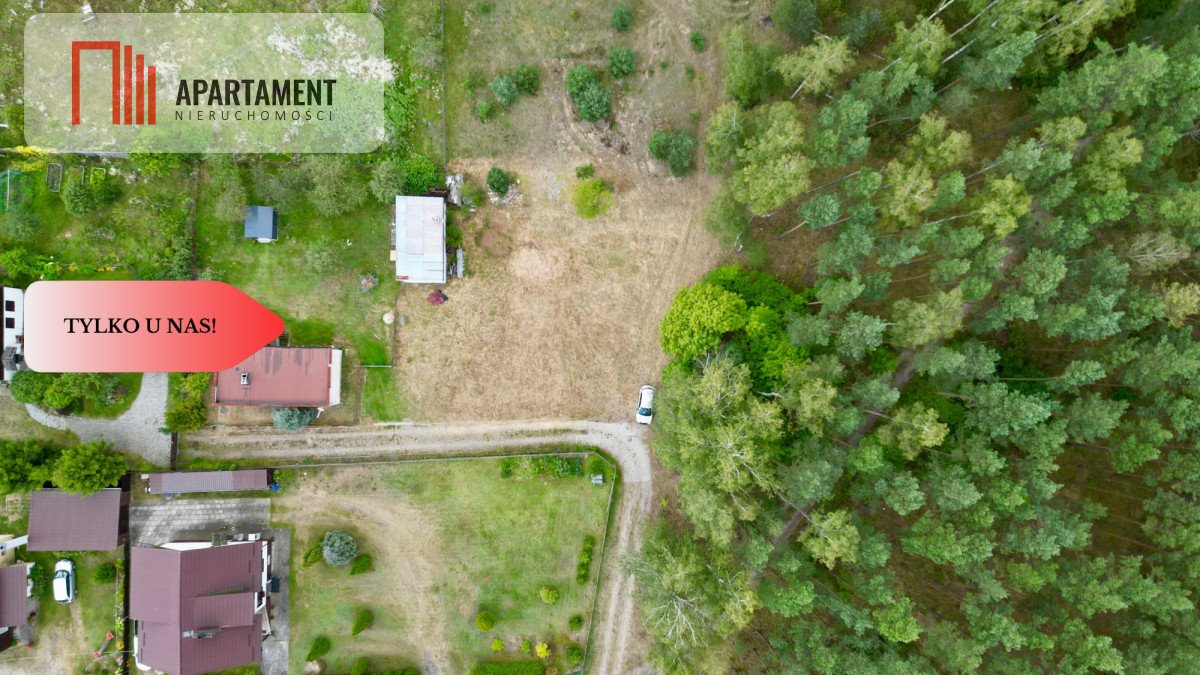 Działka budowlana 805 m² w Ocypel – las, blisko jeziora Ocypel  805m2 Foto 1