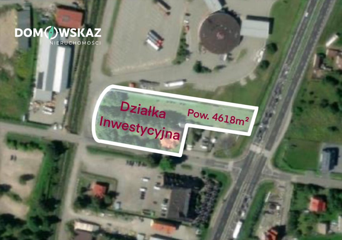 Polecam działkę inwestycyjną 4618 m² z domem pod działalność Bolesław, Wyzwolenia  4 618m2 Foto 1