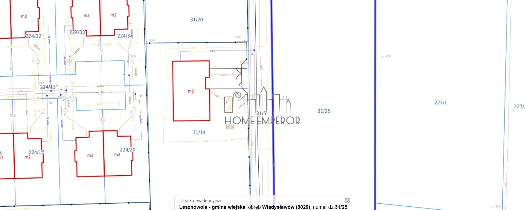 Działka budowlana na sprzedaż Władysławów, Błękitna  1 620m2 Foto 4