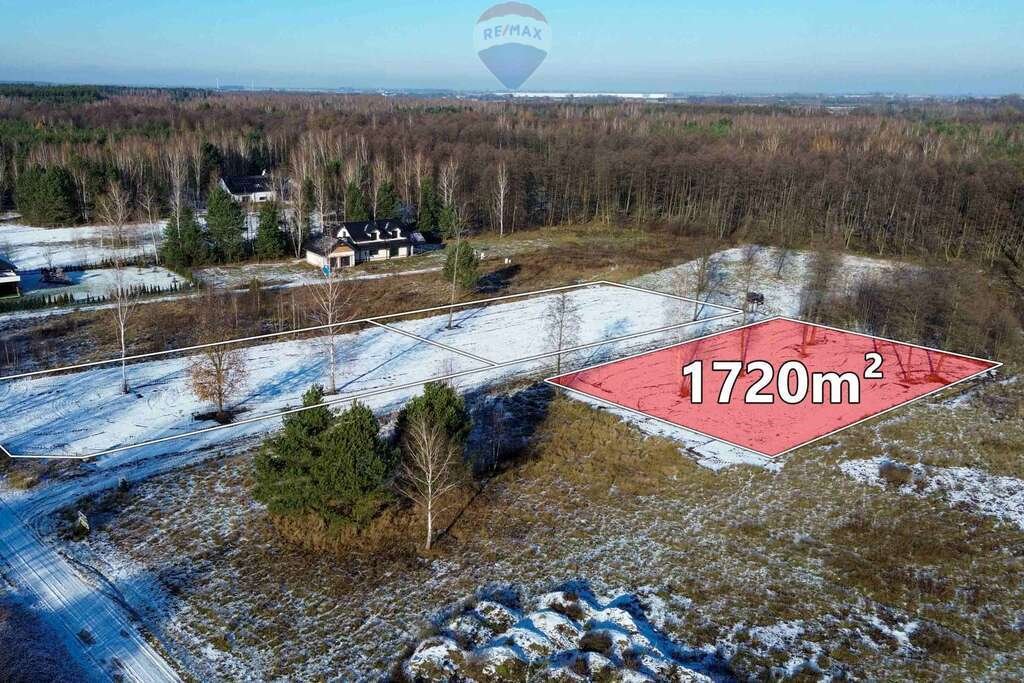 Działka budowlana na sprzedaż Tomaszew  1 720m2 Foto 1