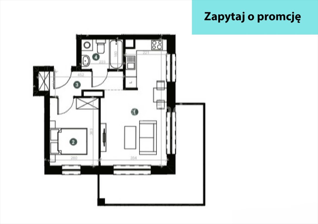 Mieszkanie dwupokojowe na sprzedaż Łódź, 6 Sierpnia  38m2 Foto 2