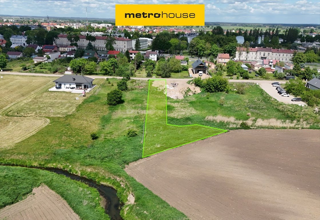Działka 1642 m² pod dom w Przasnyszu, media w drodze Przasnysz, Przyjemna  1 642m2 Foto 1