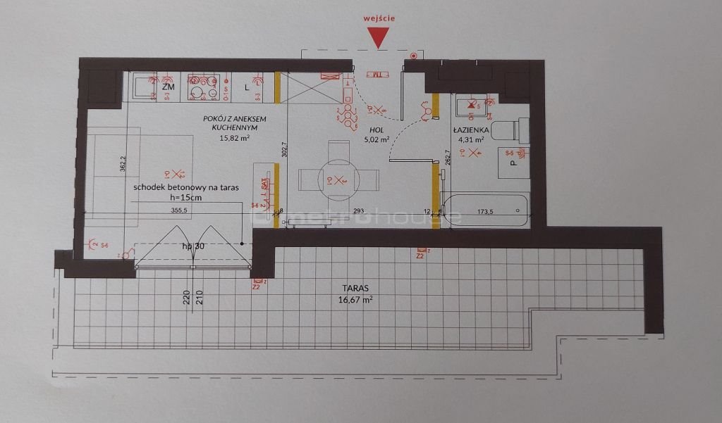 Mieszkanie dwupokojowe na sprzedaż Warszawa, Białołęka, Winorośli  26m2 Foto 12