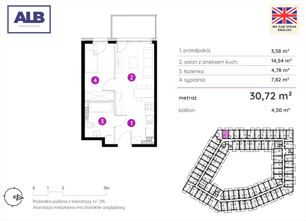 Mieszkanie dwupokojowe na sprzedaż Gdańsk, Śródmieście  31m2 Foto 2