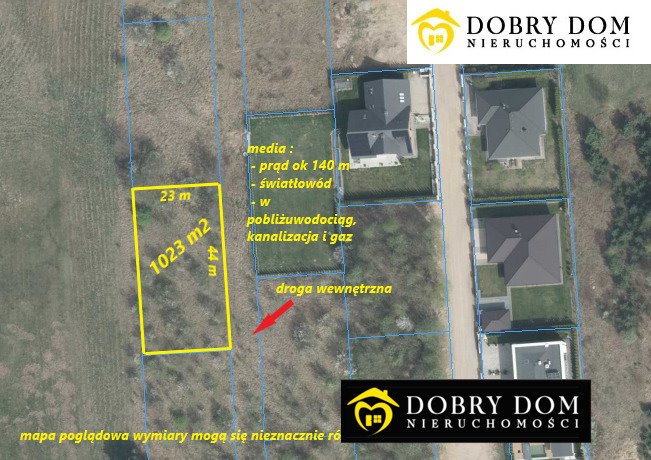 Na sprzedaż działka 1024 m² w prestiżowej okolicy Osowiczów Osowicze  1 024m2 Foto 1