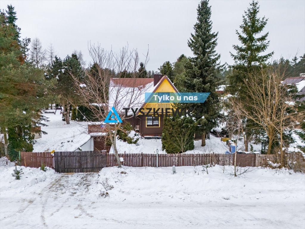 Urokliwy drewniany dom na Kaszubach, 3 sypialnie, garaż Niesiołowice  120m2 Foto 1