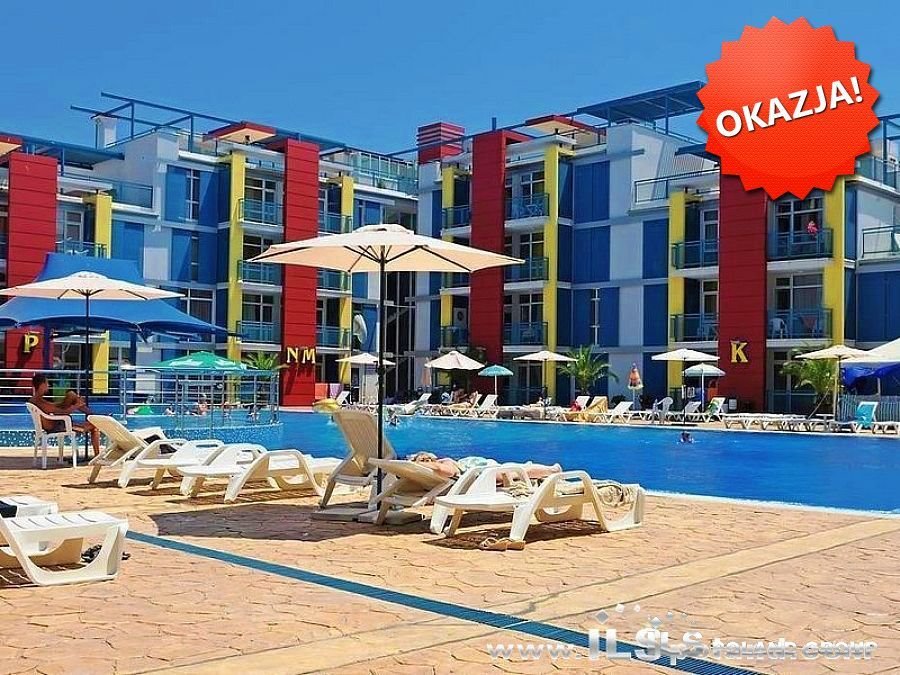 Sprzedam studio 51 m² z balkonem, blisko plaży w Słonecznym Brzegu Bułgaria, Słoneczny Brzeg Elit IV, ELIT IV  51m2 Foto 1