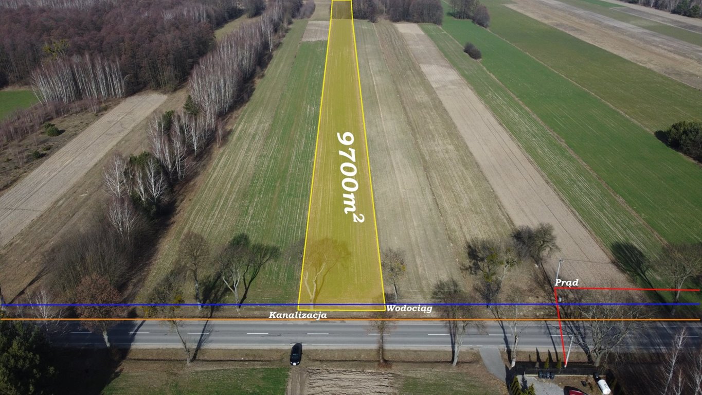 Działka 9 700 m² z lasem i możliwością zabudowy Karolinowo  9 700m2 Foto 1