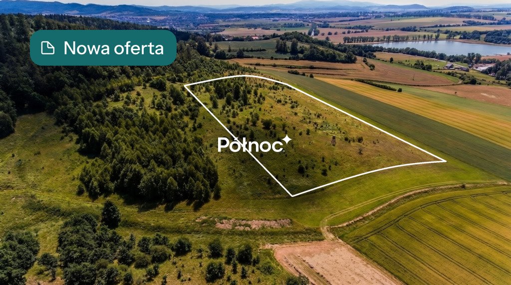 Polecam działkę 31 500 m² z widokami na góry, blisko kolei Bierkowice  31 500m2 Foto 1