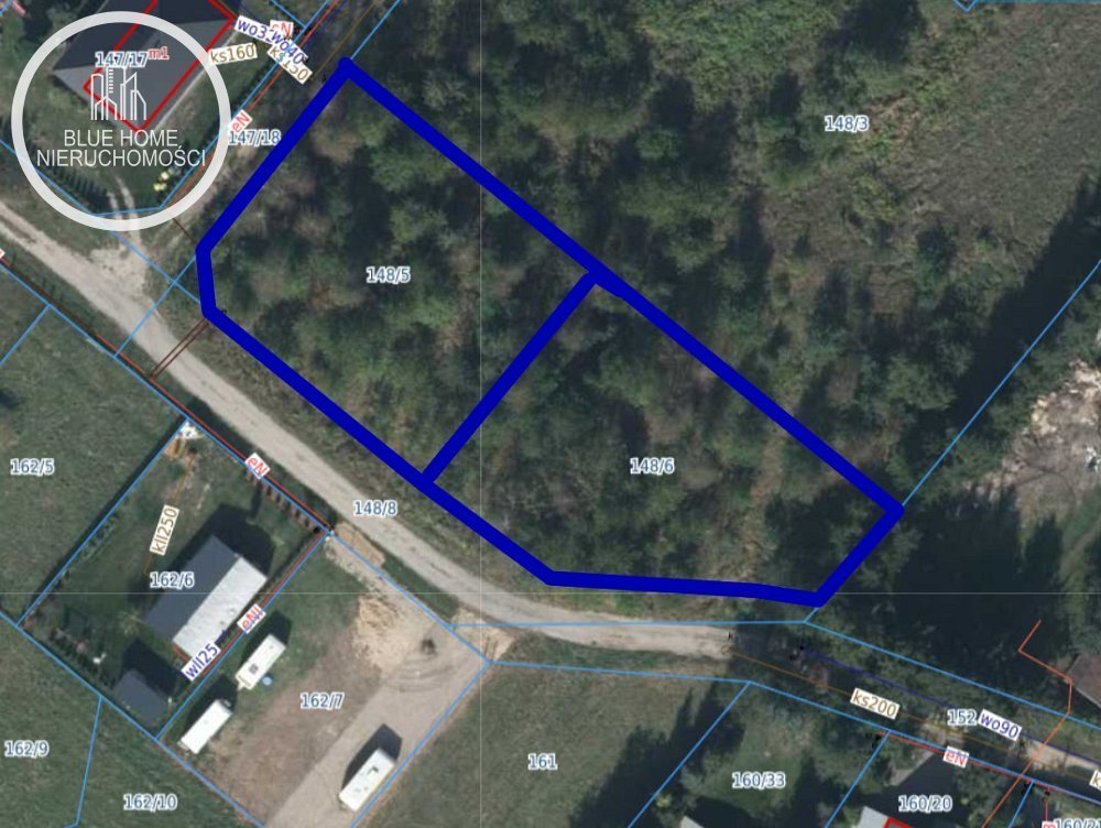 Działka 941 m2 nad Jeziorem Białym w Okunince Okuninka, Szczęśliwa  941m2 Foto 1