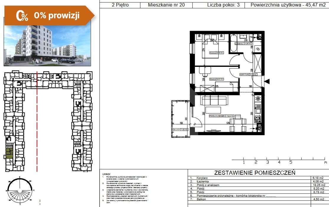 Mieszkanie trzypokojowe na sprzedaż Bydgoszcz, Kapuściska  45m2 Foto 5