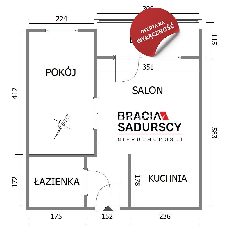 Mieszkanie dwupokojowe na sprzedaż Kraków, Mistrzejowice, Mistrzejowice, os. Bohaterów Września  33m2 Foto 3