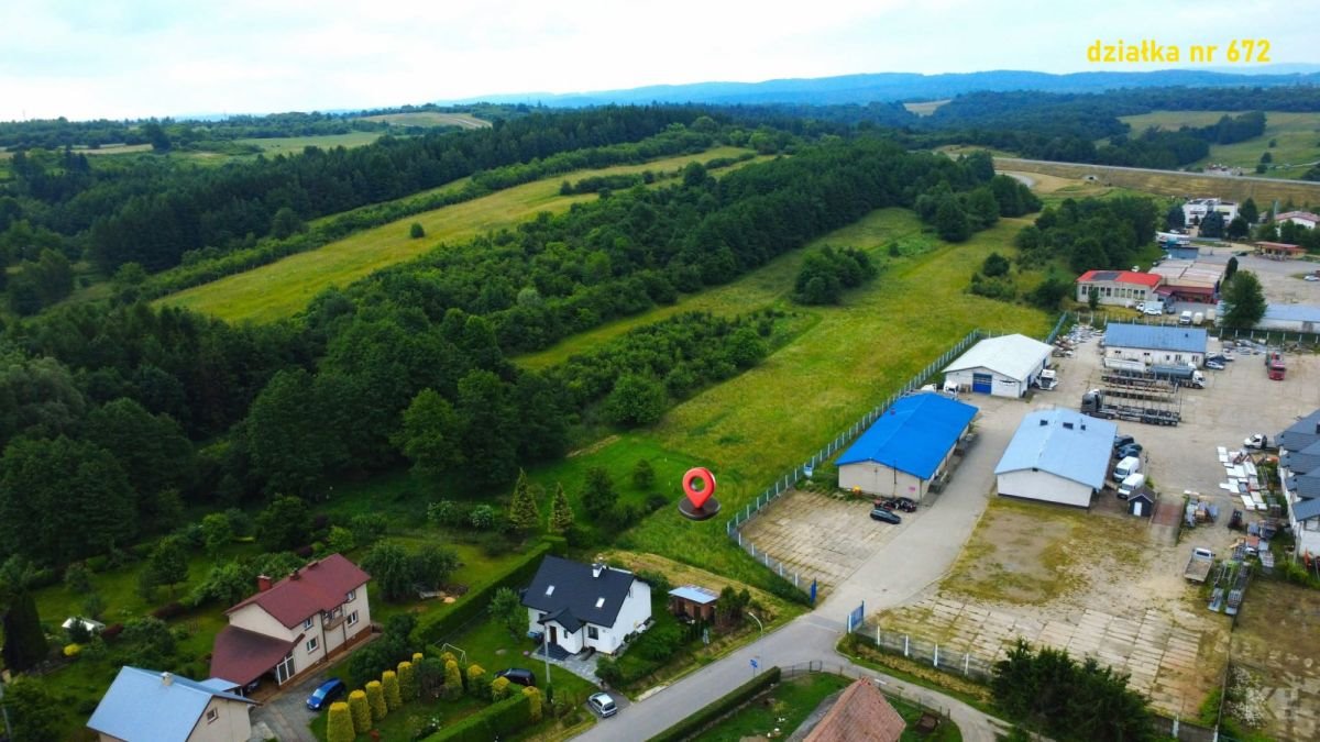 Działki Sanok Dąbrówka Polska (1708 m² i 595 m²) z potencjałem Sanok, Dąbrówka Polska  1 708m2 Foto 1