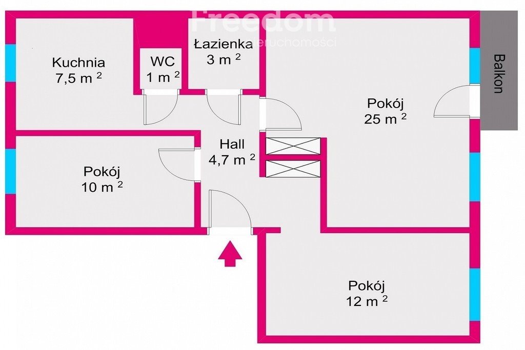 Mieszkanie trzypokojowe na wynajem Rzeszów, Lwowska  65m2 Foto 10