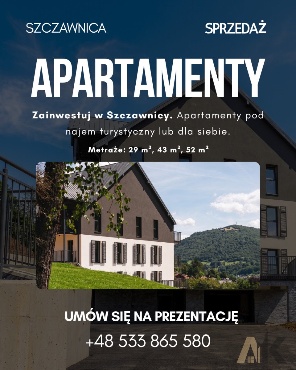 Apartament 43,88 m² z widokiem na Pieniny - polecam Szczawnica, Dolny  44m2 Foto 1
