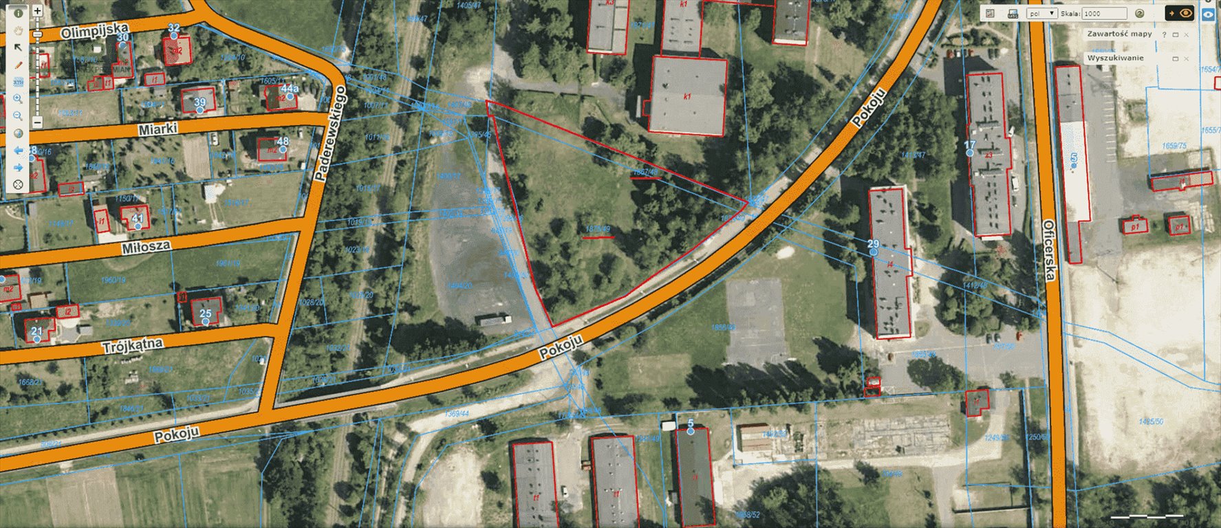 Działka 4 897 m² z dostępem do drogi w Lędzinach Lędziny, Lędziny, Pokoju  4 897m2 Foto 1