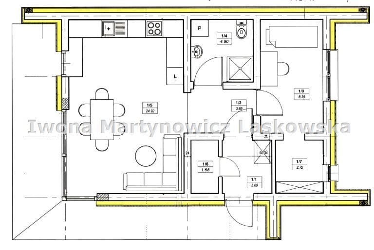 Mieszkanie na sprzedaż Ścinawa  49m2 Foto 5