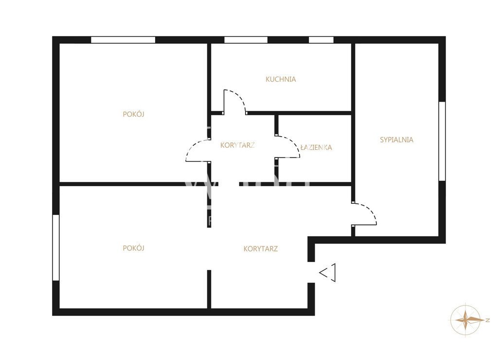 Mieszkanie trzypokojowe na sprzedaż Gdynia, Wzgórze Św. Maksymiliana, gen. Józefa Hallera  72m2 Foto 1