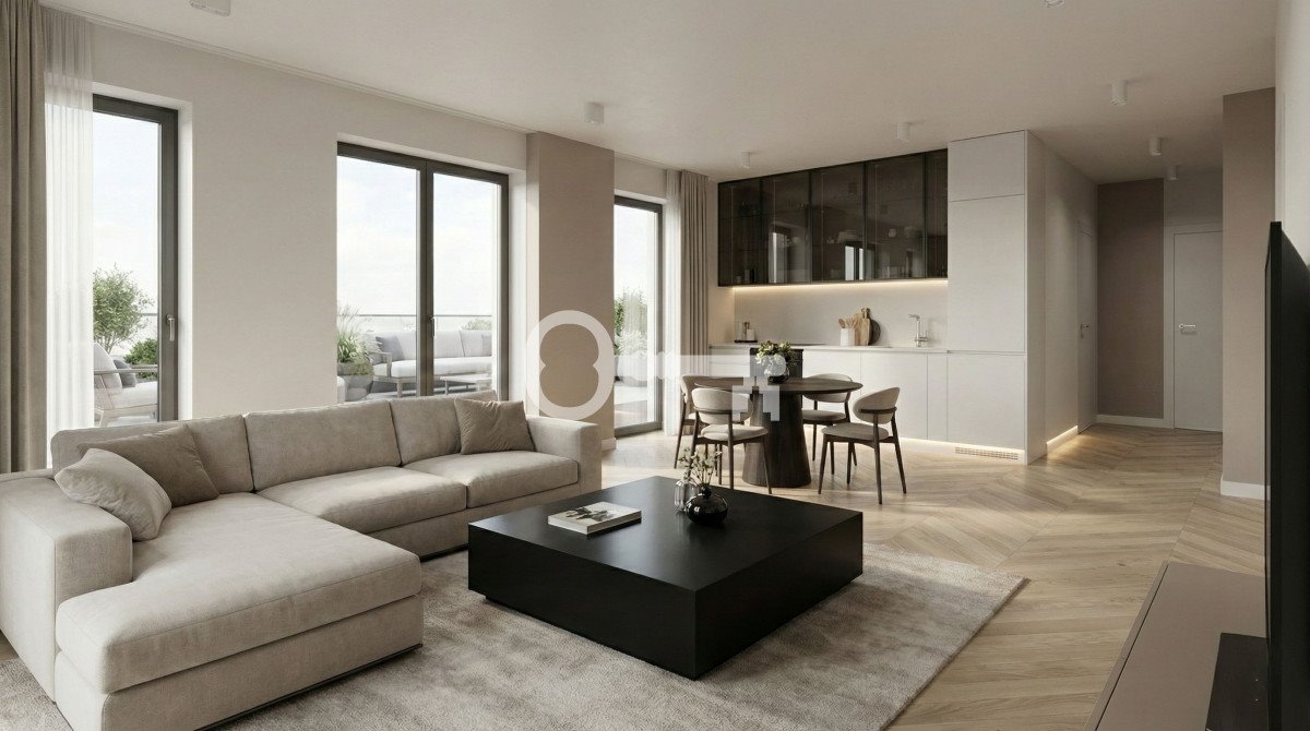 Nowoczesny apartament 75,5 m2 z balkonem w centrum Katowic Katowice, Centrum  76m2 Foto 1