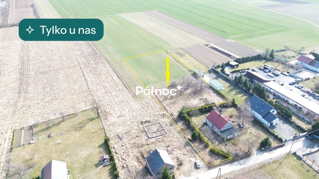 Działka 4330 m² pod zabudowę jednorodzinną, media w drodze - polecam! Łaziska  4 330m2 Foto 1