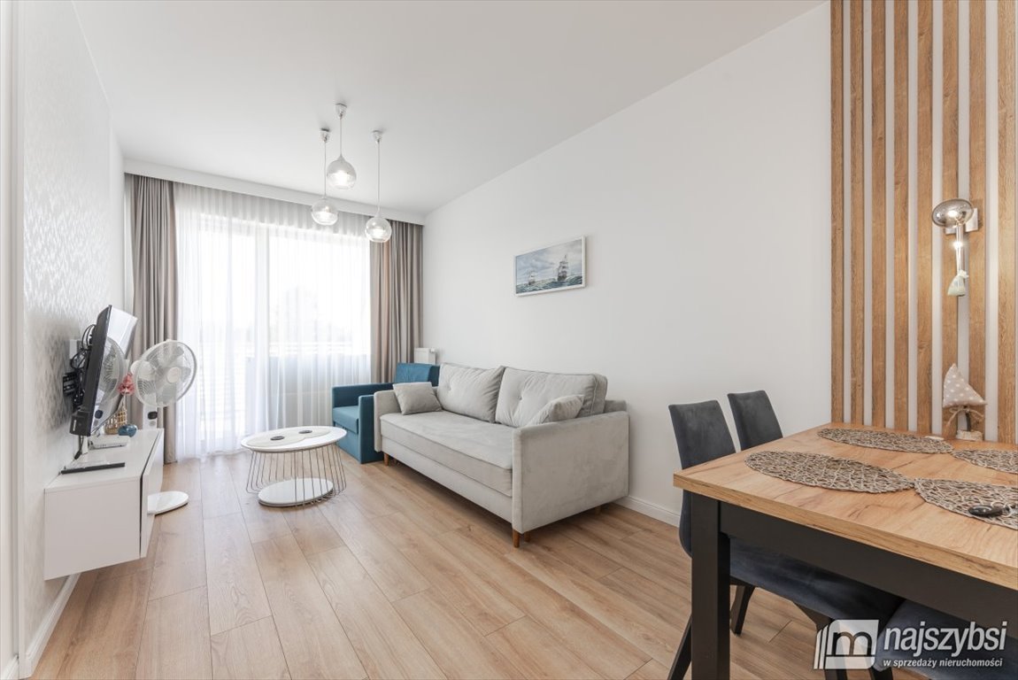 Nowoczesny apartament 2 pok. z dużym tarasem (38,84 m²) w Sianożętach Sianożęty  39m2 Foto 1