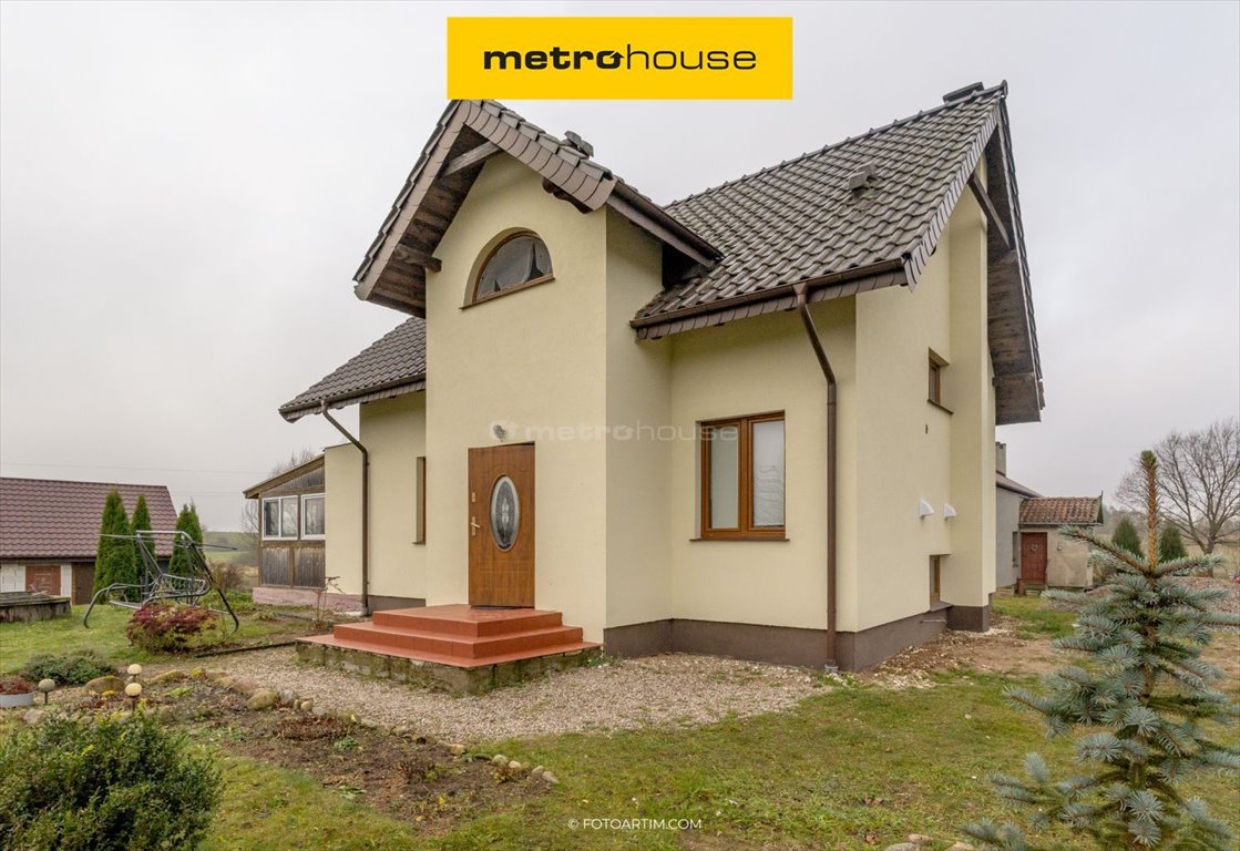 Dom z kominkiem, tarasem i garażem w Florczakach Florczaki  83m2 Foto 1