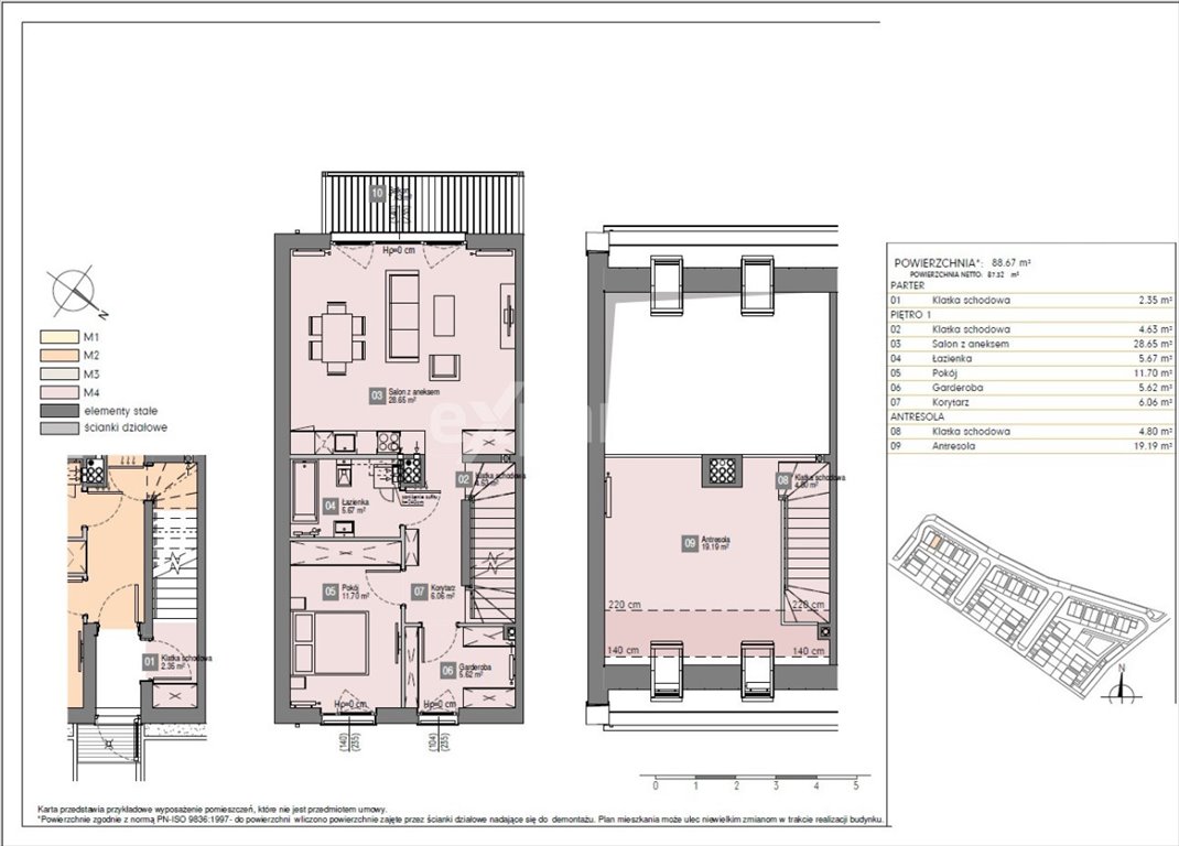 Mieszkanie trzypokojowe na sprzedaż Gdańsk, Kokoszki  89m2 Foto 7