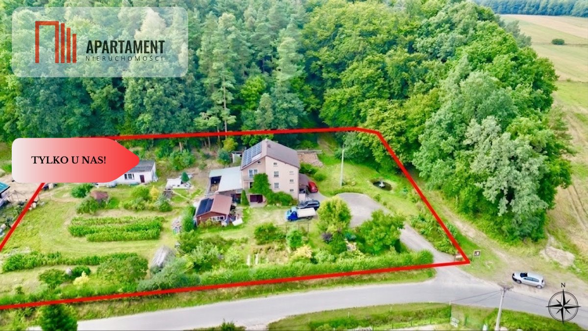 Przestronny dom 200 m² z niezależnymi mieszkaniami i zapleczem. Chocielewko  200m2 Foto 1
