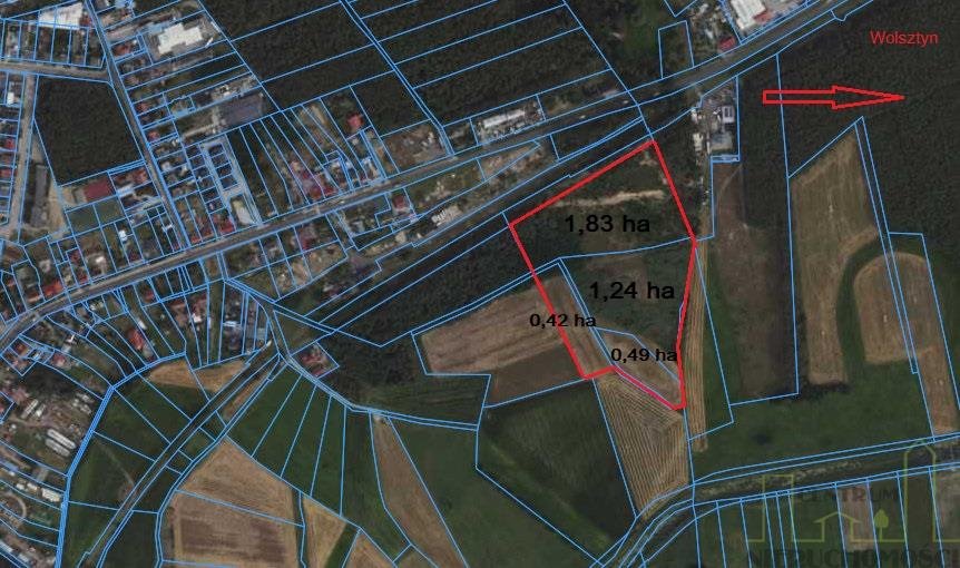 Działka inwestycyjna 39 800 m² w Kopanicy z mediami Kopanica  39 800m2 Foto 1