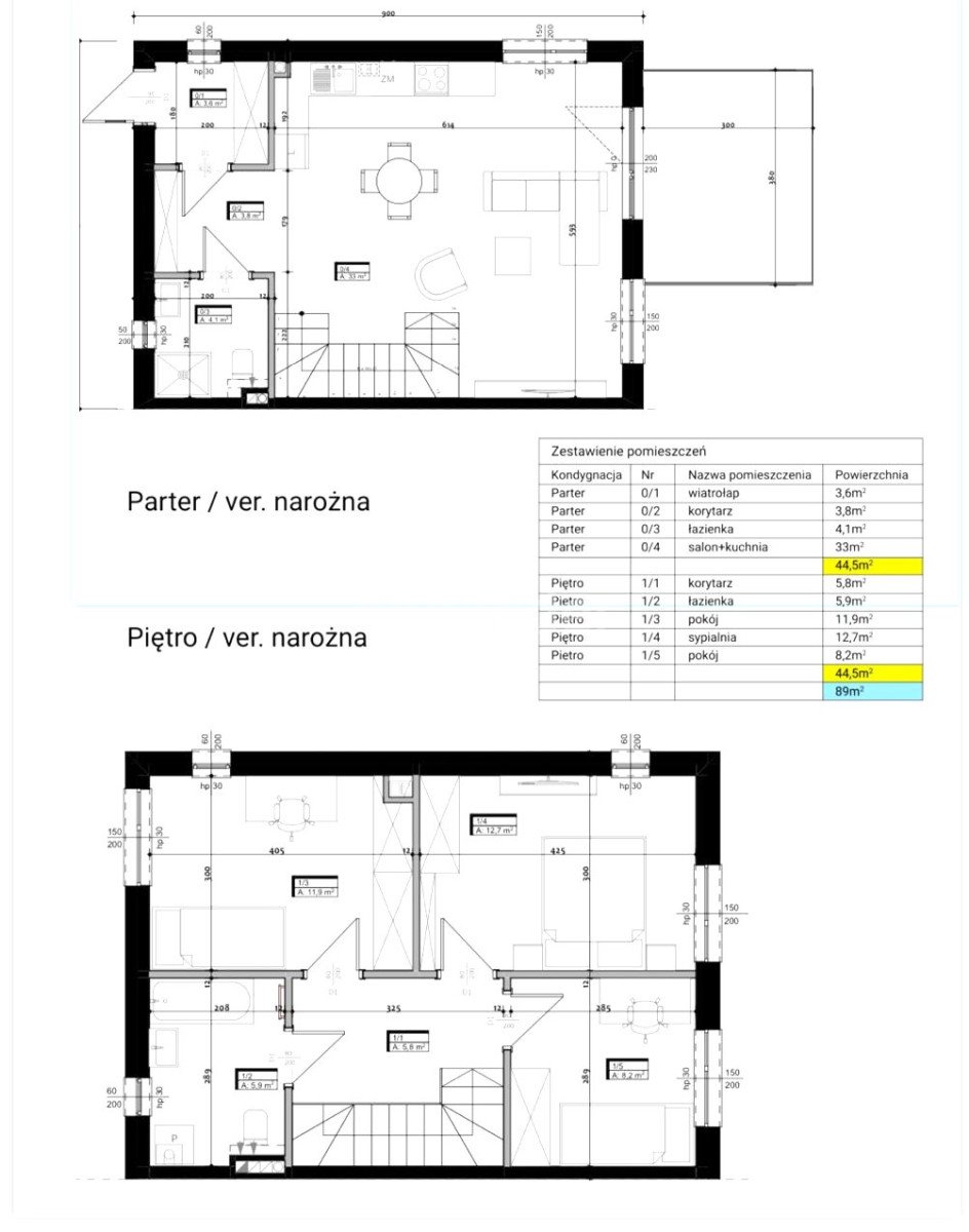 Dom szeregowy z ogrodem, wysoka jakość, prestiżowa lokalizacja Częstochowa, Parkitka, Małopolska  89m2 Foto 1