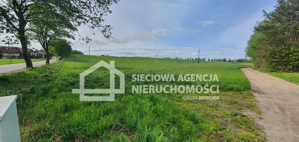 Działka budowlana z widokiem na pola, media w drodze Stężycka Huta  2 486m2 Foto 1