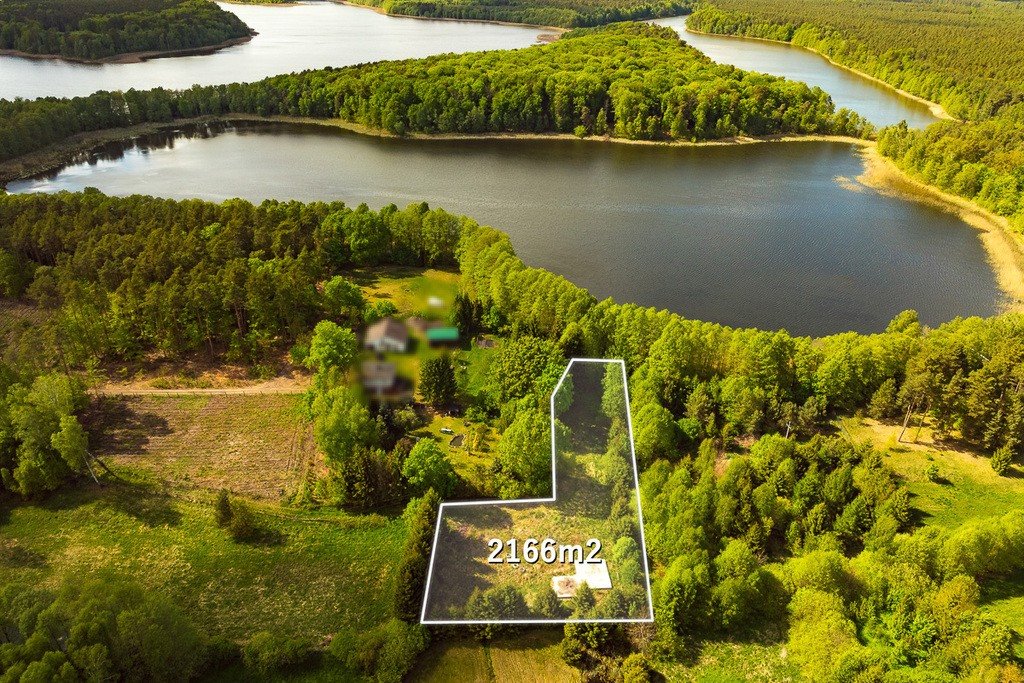 Działka z fundamentem i widokiem na jezioro - zapraszam Łasko  2 166m2 Foto 1