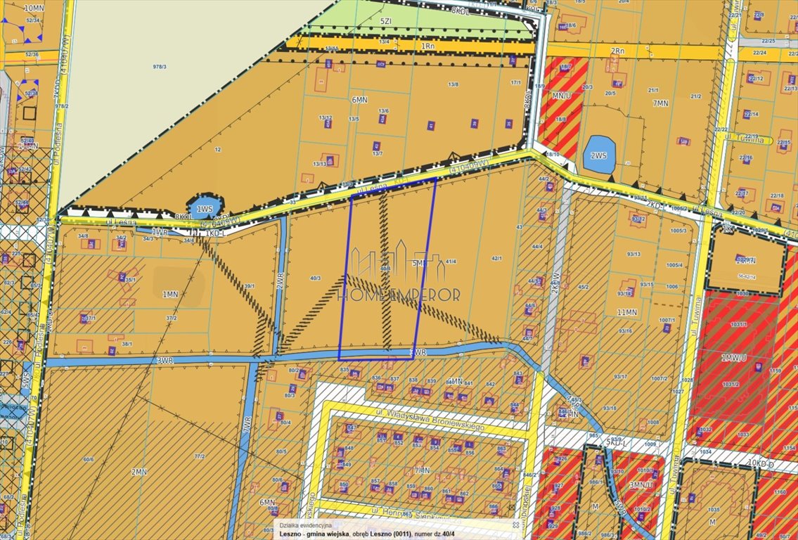 Działka 8 954 m² pod zabudowę jednorodzinną zapraszam Leszno, Leśna  8 954m2 Foto 1