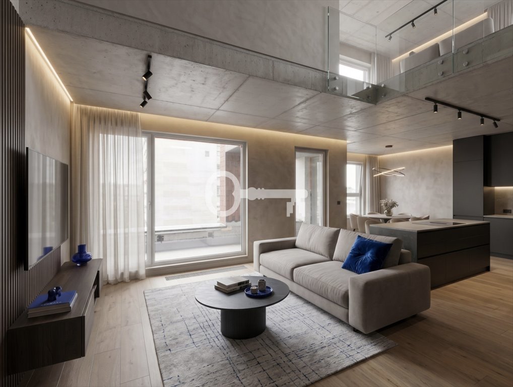 Polecam luksusowy dwupoziomowy loft z tarasem i jacuzzi w Chorzowie Chorzów, Centrum  95m2 Foto 1