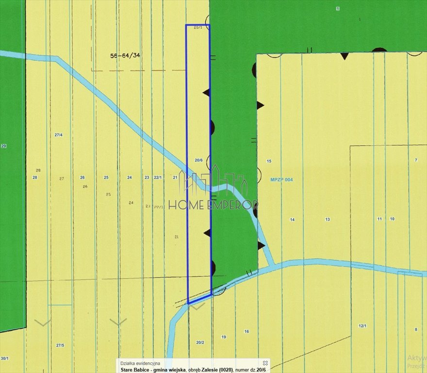 Działka rolna na sprzedaż Zalesie, Borowa Droga  7 300m2 Foto 1