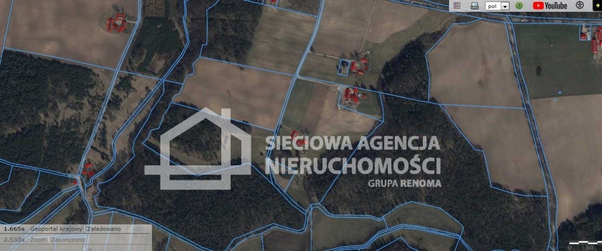 Urokliwa działka 4,38 ha z lasem i ziemią orną Zielenin  43 779m2 Foto 1