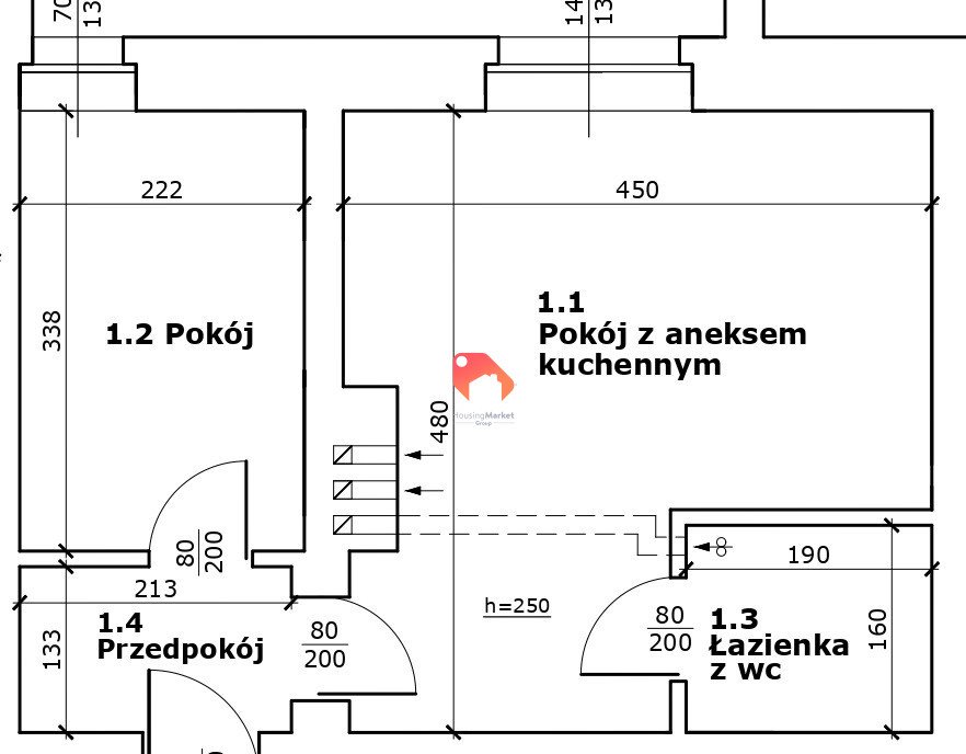 Mieszkanie dwupokojowe na sprzedaż Bydgoszcz, Osiedle Leśne, Gdańska  43m2 Foto 9