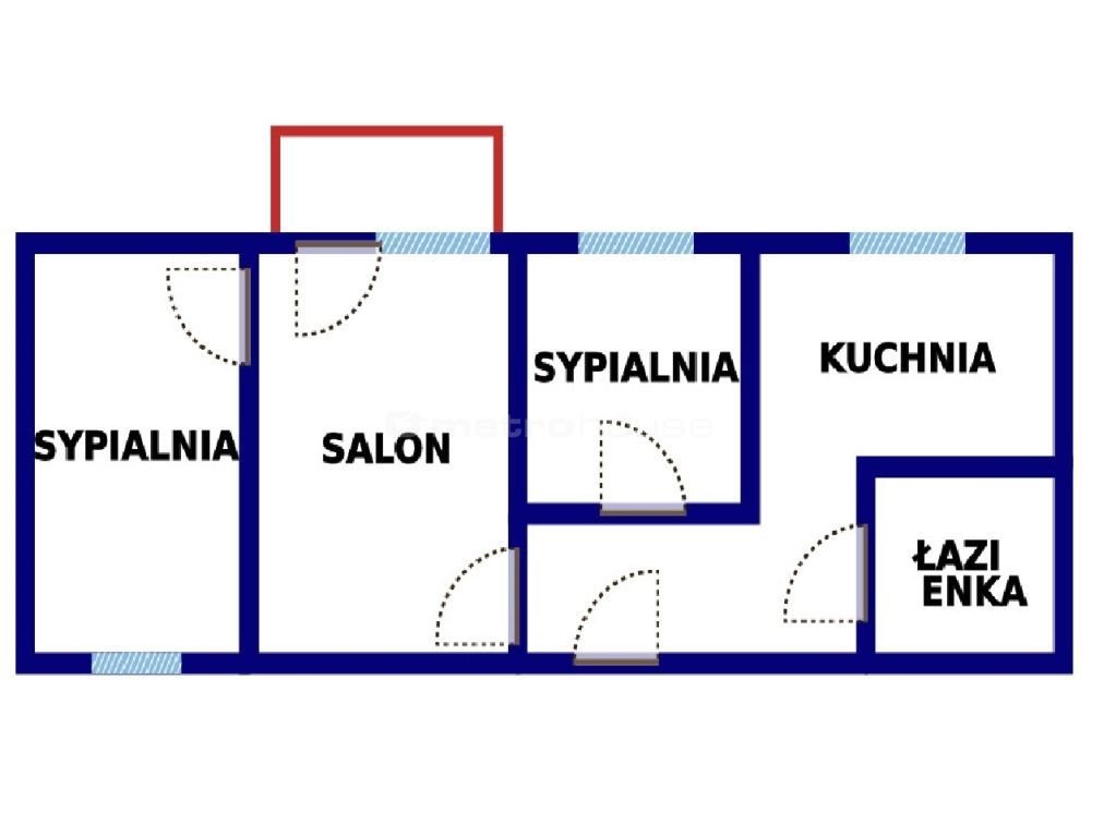 Mieszkanie trzypokojowe na sprzedaż Wodzisław Śląski, 26 Marca  52m2 Foto 4