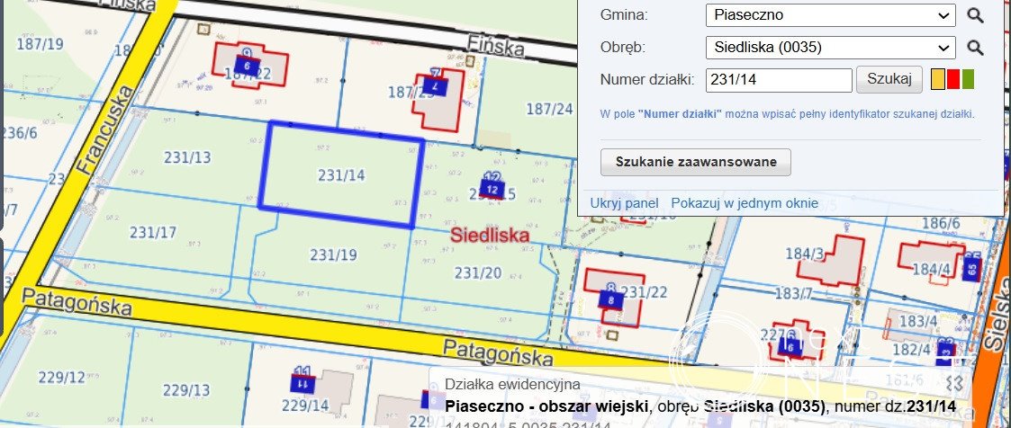 Działka budowlana na sprzedaż Siedliska, Patagońska  1 300m2 Foto 6