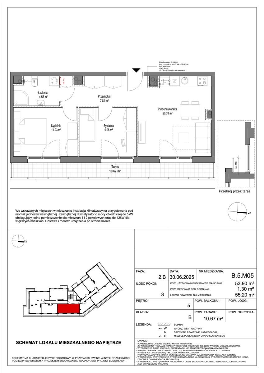 Na sprzedaż nowoczesny apartament z tarasem i miejscem postojowym Gdańsk, Zaspa, Leszczyńskich  54m2 Foto 1
